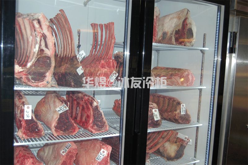 冰友双门不锈钢干式熟成柜牛肉排酸熟成冷柜牛肉保鲜冷藏展示柜(图14) 冰友双门不锈钢干式熟成柜牛肉排酸熟成冷柜牛肉保鲜冷藏展示柜(图14)