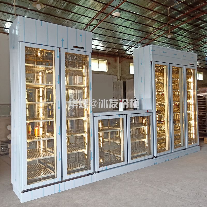 分体式无指纹玫瑰金组合酒店柜高端酒柜展示柜(图3) 分体式无指纹玫瑰金组合酒店柜高端酒柜展示柜(图3)