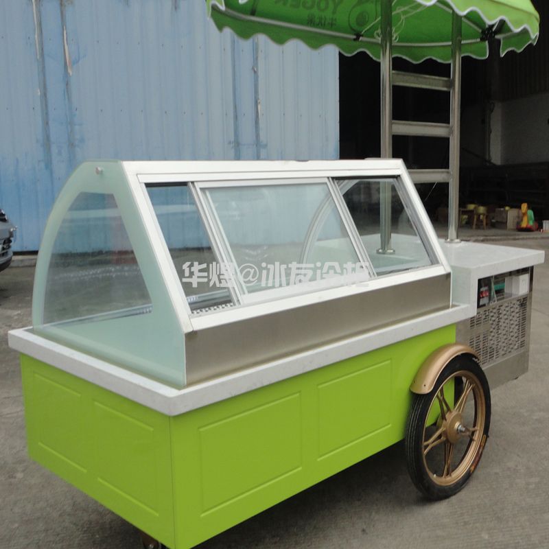 绿色款雪糕车商用冰淇淋车移动雪糕车冰淇淋激凌流动车流动花车(图8) 绿色款雪糕车商用冰淇淋车移动雪糕车冰淇淋激凌流动车流动花车(图8)