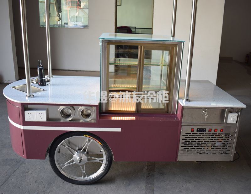 冰友蛋糕车冰淇淋车商用流动蛋糕冷藏车移动花车甜品车蛋糕柜定做(图3) 冰友蛋糕车冰淇淋车商用流动蛋糕冷藏车移动花车甜品车蛋糕柜定做(图3)