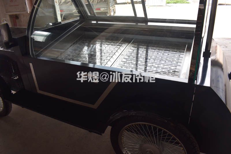 黑色老爷车款雪糕车水果冰棍展示冷藏车流动雪糕售卖车雪糕手推车(图13) 黑色老爷车款雪糕车水果冰棍展示冷藏车流动雪糕售卖车雪糕手推车(图13)