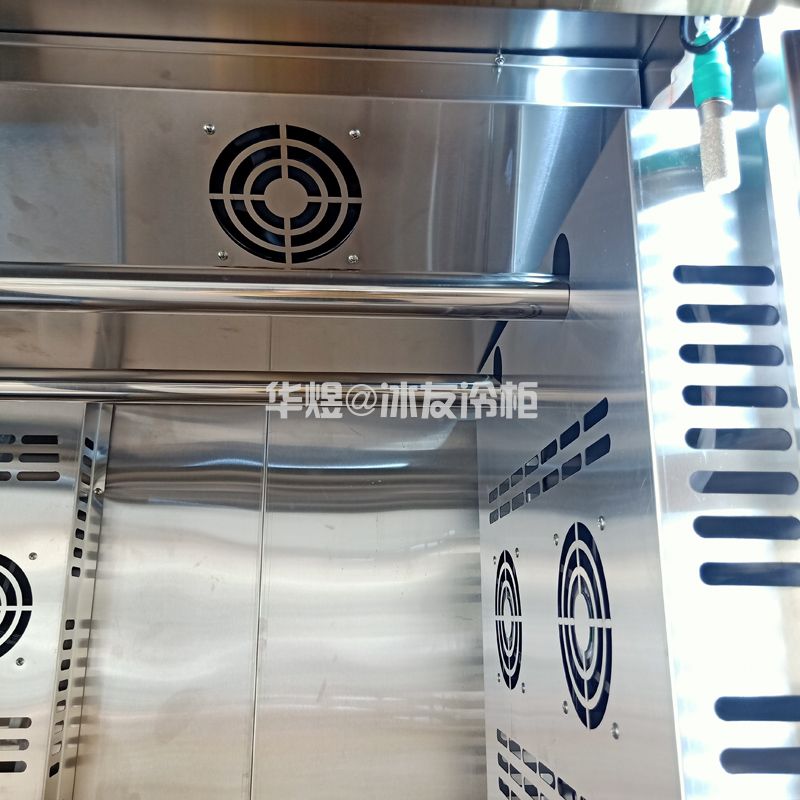 玫瑰金款三门凉鸭风干柜烤鸭、烧鹅、乳鸽风干柜烤鸭晾胚展示柜冷柜(图8)