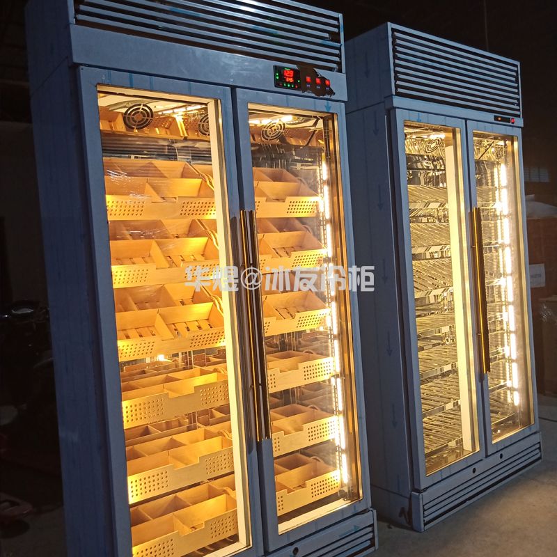 玫瑰金酒柜定制雪茄展示柜(图4) 玫瑰金酒柜定制雪茄展示柜(图4)