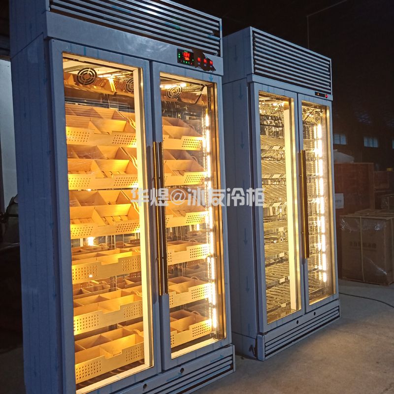 玫瑰金酒柜定制雪茄展示柜(图2) 玫瑰金酒柜定制雪茄展示柜(图2)
