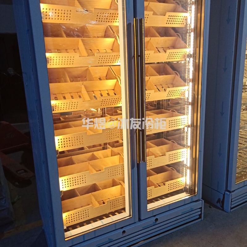 玫瑰金酒柜定制雪茄展示柜(图7) 玫瑰金酒柜定制雪茄展示柜(图7)