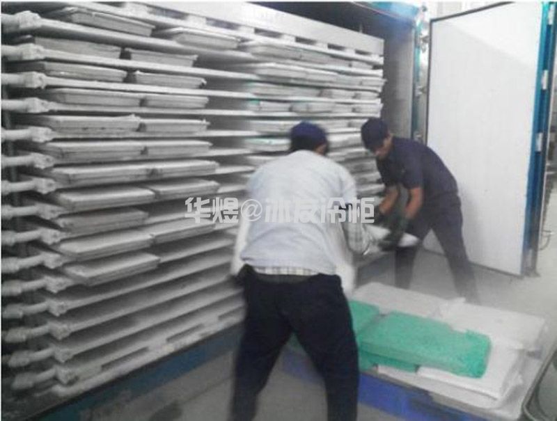单门10层平板速冻柜平板冻结机低温速冻机冷柜(图9) 单门10层平板速冻柜平板冻结机低温速冻机冷柜(图9)