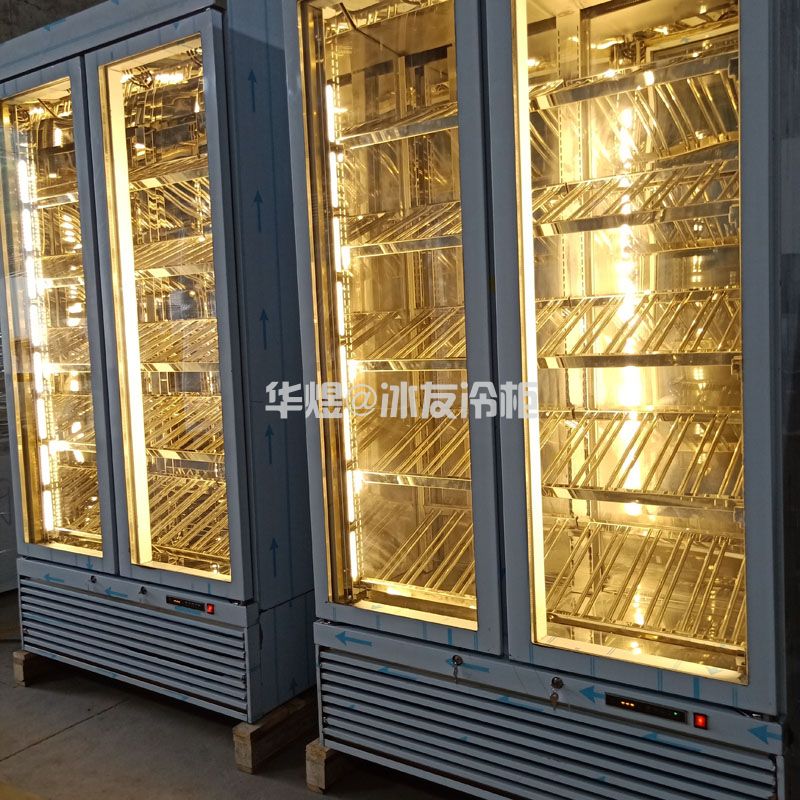 香槟色双门红酒柜红酒冷藏展示柜冷柜(图4)