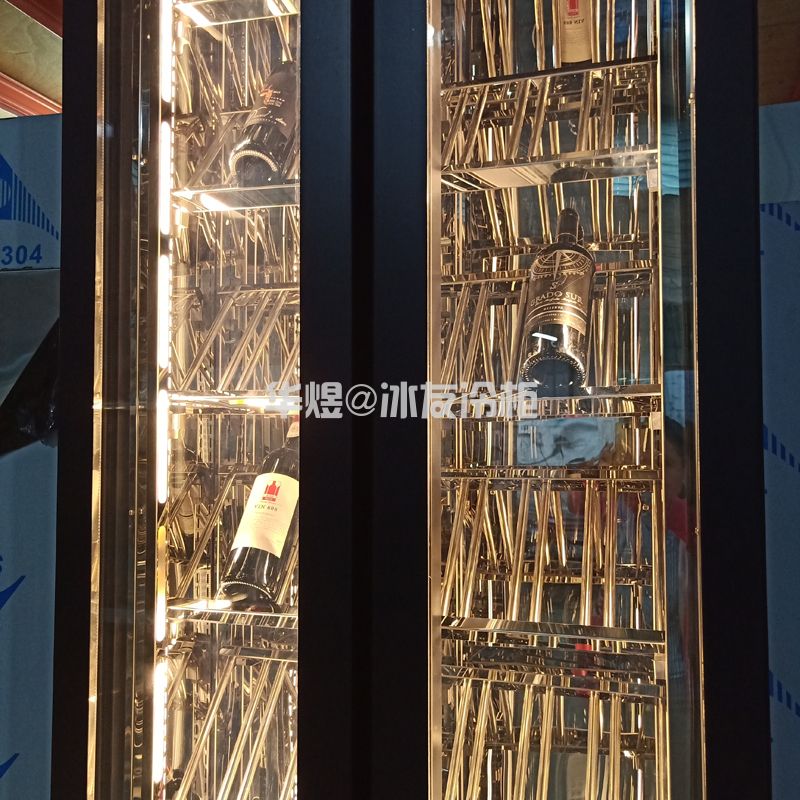 定制款高端酒柜高身红酒展示柜怛温酒柜(图10)