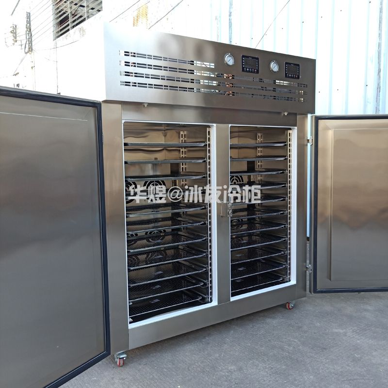 冰友常规款双门22盘速冻柜风冷插盘式-40度低温速冻柜冷柜商用速冻机(图9) 冰友常规款双门22盘速冻柜风冷插盘式-40度低温速冻柜冷柜商用速冻机(图9)