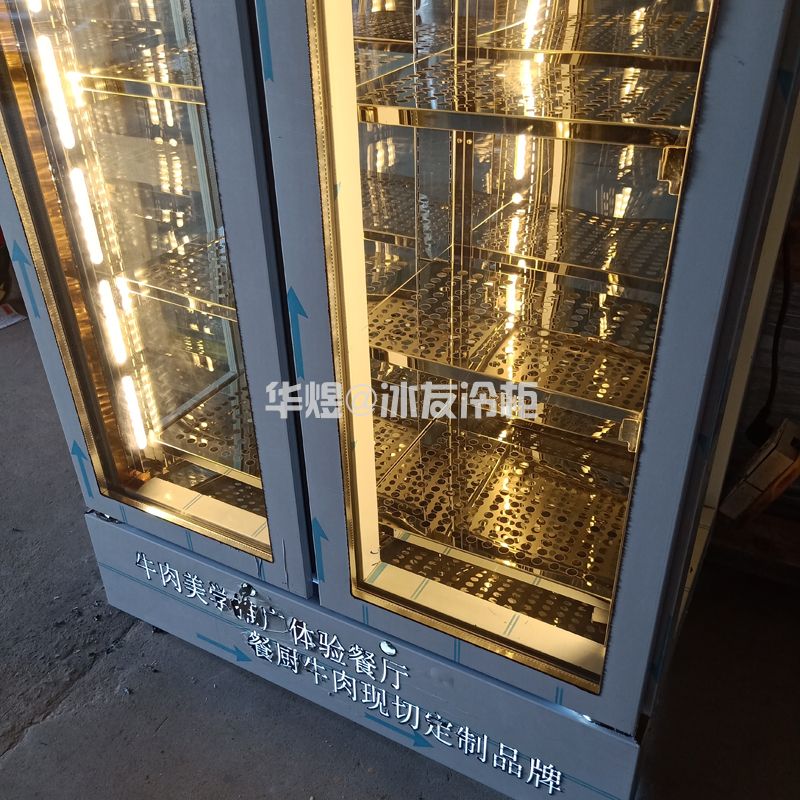 双门三门玻璃牛肉柜高端牛肉排酸柜湿式熟成柜(图6)