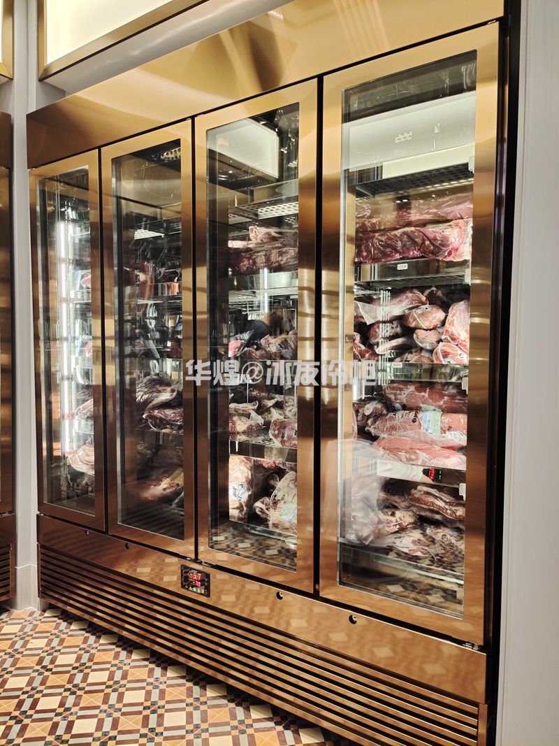 四门牛肉柜和牛展示冷藏柜广州牛肉柜源头工厂(图9)