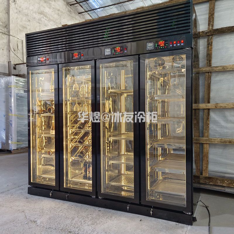 订制高身四门多温分区展示冷柜啤酒柜红酒柜鲜柜干式熟成柜(图2) 订制高身四门多温分区展示冷柜啤酒柜红酒柜鲜柜干式熟成柜(图2)
