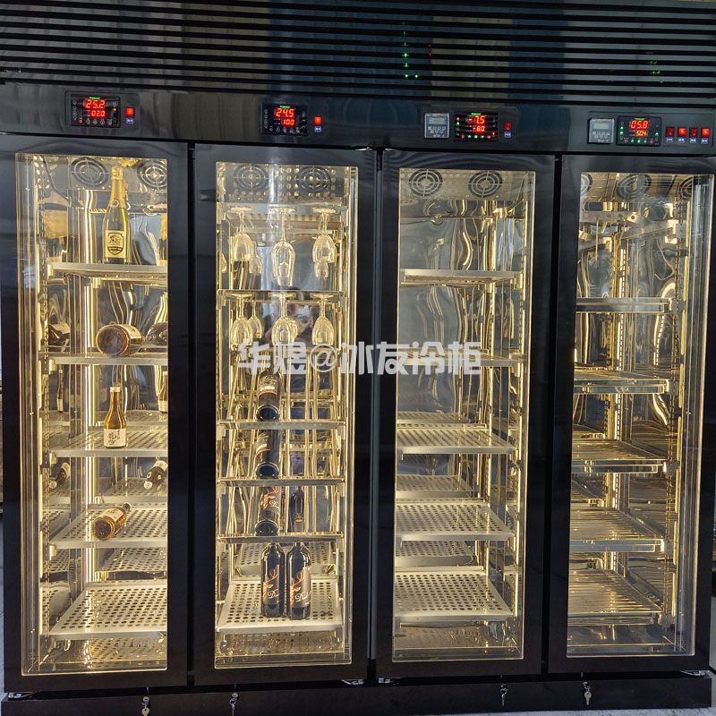订制高身四门多温分区展示冷柜啤酒柜红酒柜鲜柜干式熟成柜(图3) 订制高身四门多温分区展示冷柜啤酒柜红酒柜鲜柜干式熟成柜(图3)
