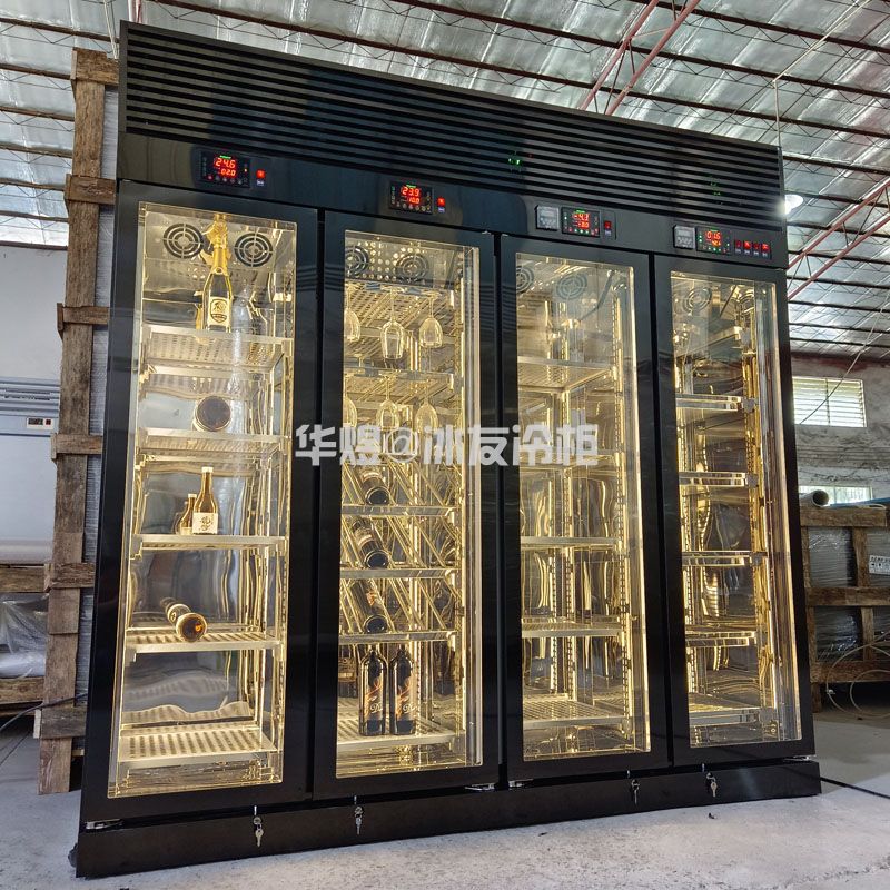 订制高身四门多温分区展示冷柜啤酒柜红酒柜鲜柜干式熟成柜(图1) 订制高身四门多温分区展示冷柜啤酒柜红酒柜鲜柜干式熟成柜(图1)