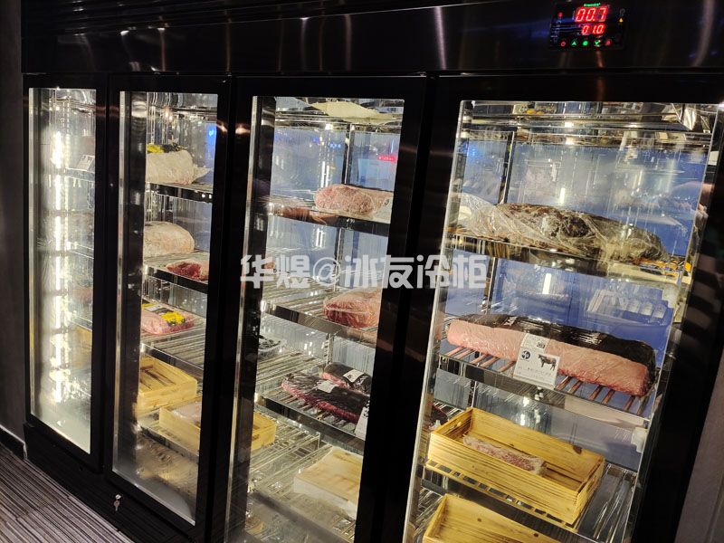 高身四门双通牛肉柜湿式排酸熟成柜牛肉冷鲜柜(图3) 高身四门双通牛肉柜湿式排酸熟成柜牛肉冷鲜柜(图3)
