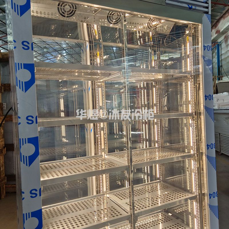 高身双门双通和牛展示冷柜湿式排酸牛肉柜牛肉冷鲜柜(图5) 高身双门双通和牛展示冷柜湿式排酸牛肉柜牛肉冷鲜柜(图5)