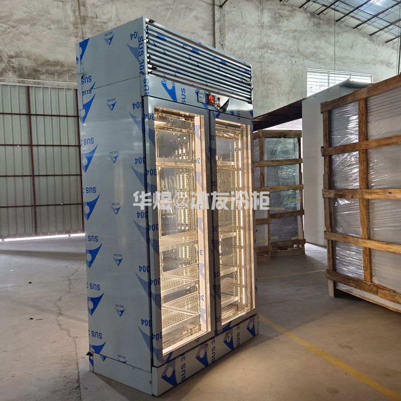 高身双门双通和牛展示冷柜湿式排酸牛肉柜牛肉冷鲜柜(图4) 高身双门双通和牛展示冷柜湿式排酸牛肉柜牛肉冷鲜柜(图4)