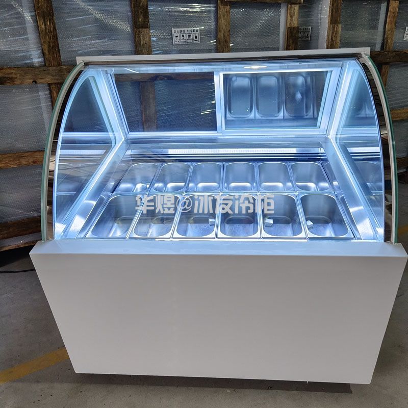 欧式雪糕盘款12盘冰淇淋柜低温雪糕展示柜(图3) 欧式雪糕盘款12盘冰淇淋柜低温雪糕展示柜(图3)