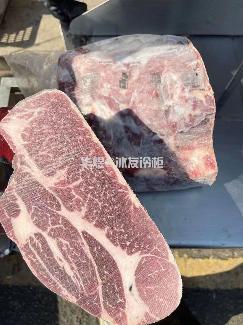 四门低温牛肉冷冻柜日式烤肉和牛肉业牛肉冷冻展示冷柜(图8)