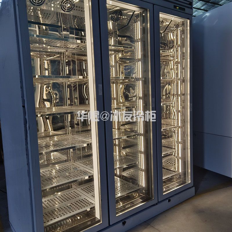 高身三门双温低温和牛展示冷柜玻璃门低温展示柜牛肉冷冻柜(图8) 高身三门双温低温和牛展示冷柜玻璃门低温展示柜牛肉冷冻柜(图8)