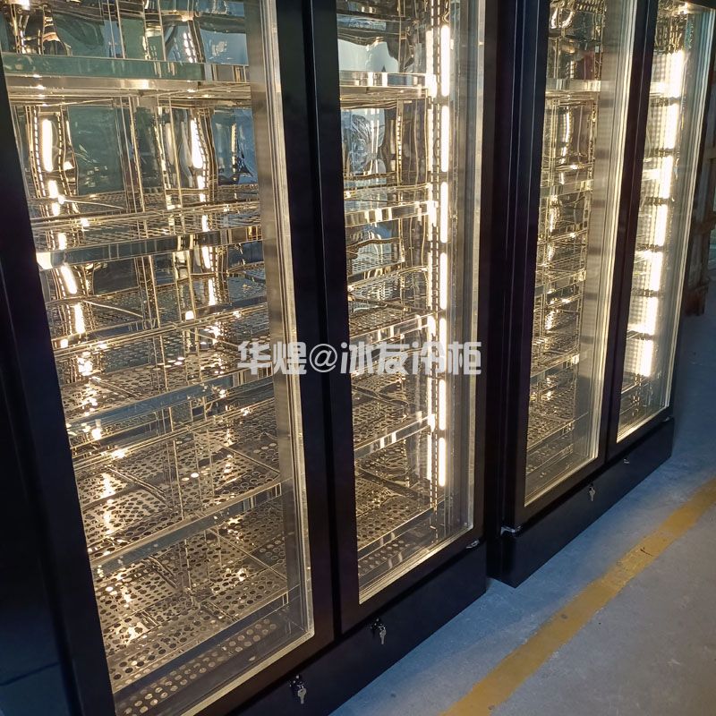 双门黑拉丝款锈钢牛肉柜牛肉湿式排酸熟成冷柜广州牛肉柜生产厂家(图6) 双门黑拉丝款锈钢牛肉柜牛肉湿式排酸熟成冷柜广州牛肉柜生产厂家(图6)