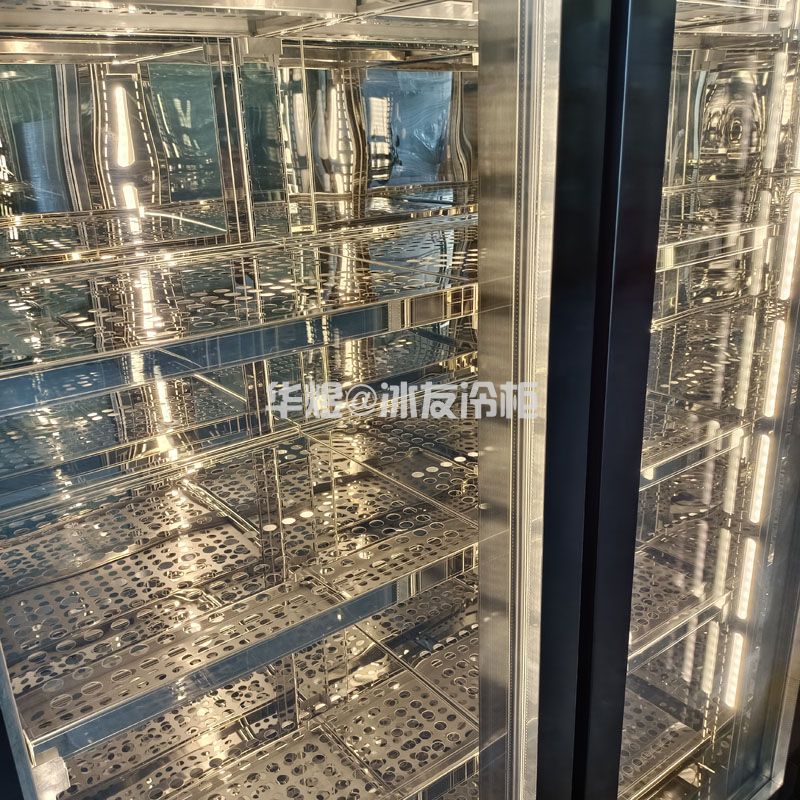 双门黑拉丝款锈钢牛肉柜牛肉湿式排酸熟成冷柜广州牛肉柜生产厂家(图8) 双门黑拉丝款锈钢牛肉柜牛肉湿式排酸熟成冷柜广州牛肉柜生产厂家(图8)