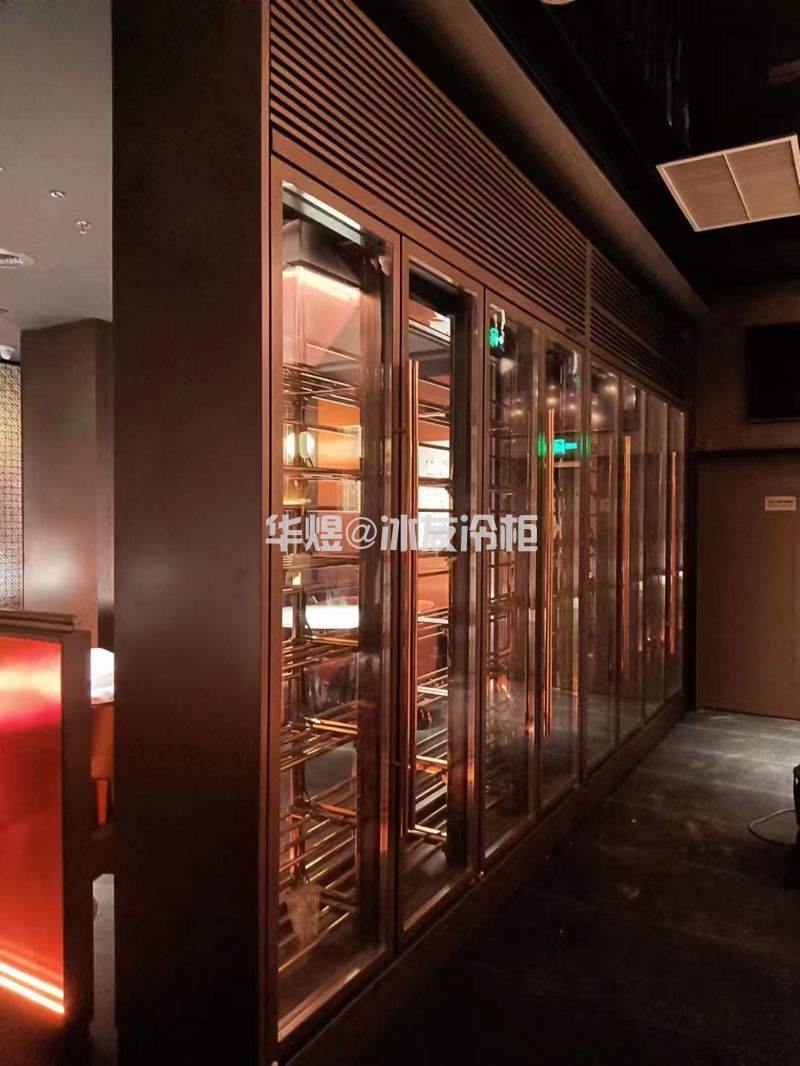 冰友高身八门双通拆装式红酒展示柜高端古铜色红酒冷藏柜恒温酒柜(图15) 冰友高身八门双通拆装式红酒展示柜高端古铜色红酒冷藏柜恒温酒柜(图15)