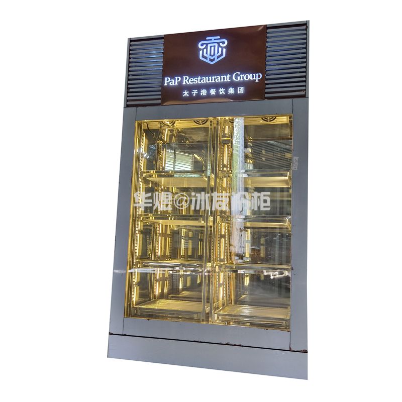 双门双通牛肉冷冻展示柜低温牛肉柜冻肉柜(图2)
