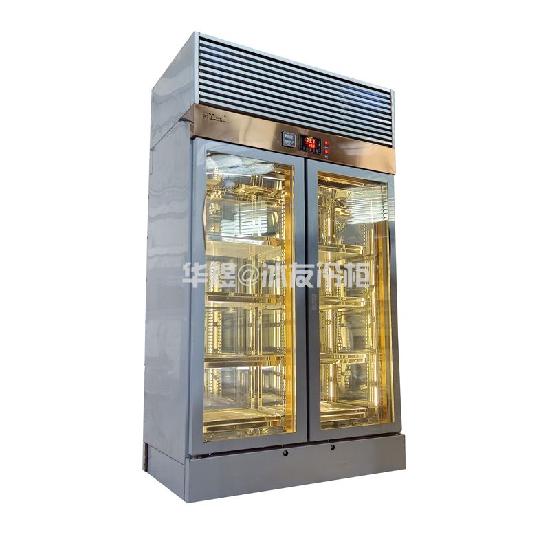 双门双通牛肉冷冻展示柜低温牛肉柜冻肉柜(图3)