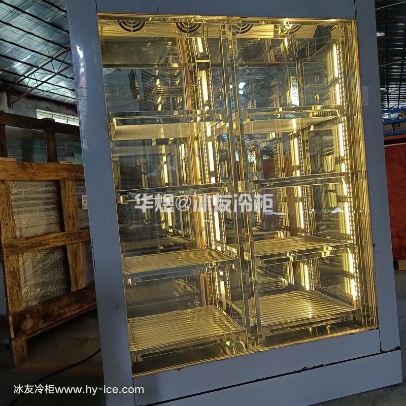 双门双通牛肉冷冻展示柜低温牛肉柜冻肉柜(图6)