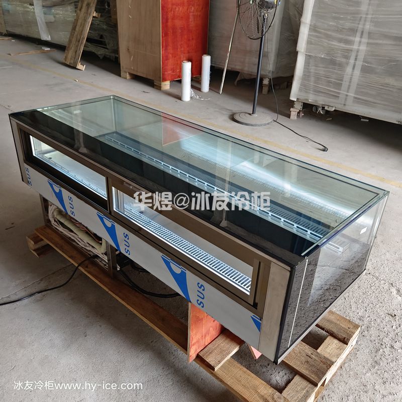 嵌入式风冷直角展示柜寿司柜酒柜冷藏展示柜甜品柜(图3) 嵌入式风冷直角展示柜寿司柜酒柜冷藏展示柜甜品柜(图3)