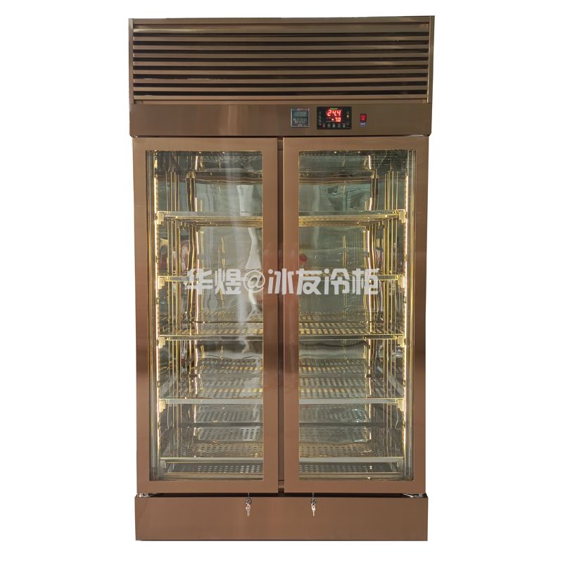 双门干式熟成柜恒温恒湿牛肉排酸熟成柜西餐厅牛排柜(图5) 双门干式熟成柜恒温恒湿牛肉排酸熟成柜西餐厅牛排柜(图5)