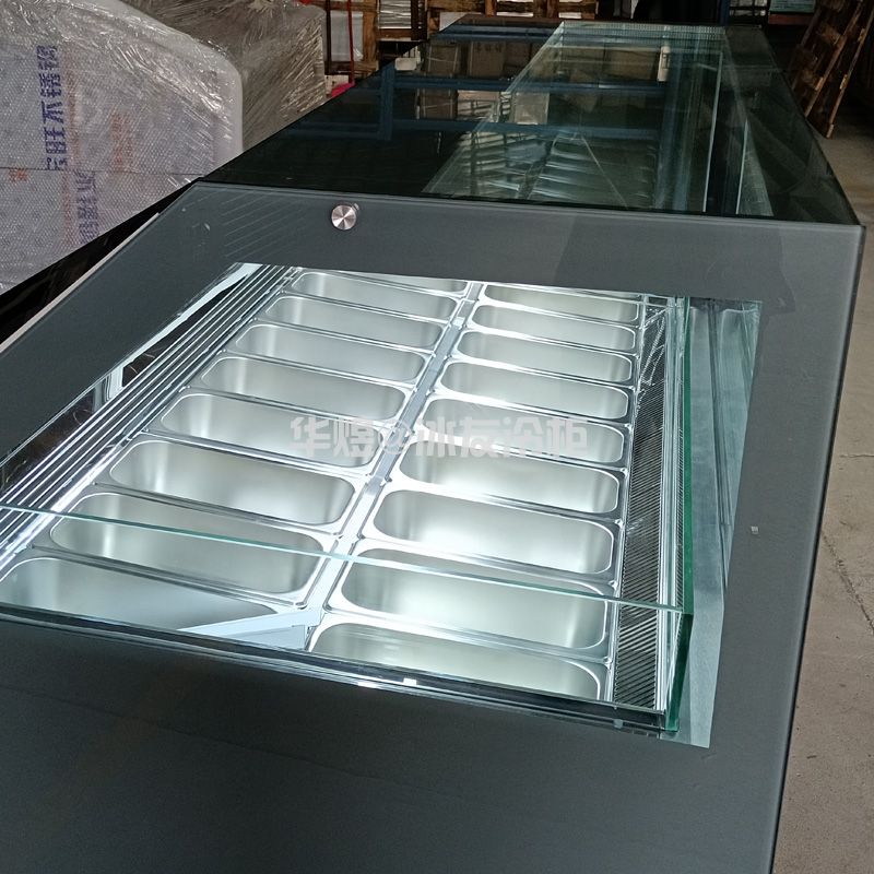 冰友定制厂供16盘冰激凌柜雪糕柜定制冰激凌展示柜冰棒冰棍冷藏冷冻柜(图7)